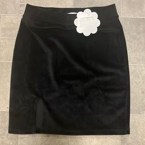 Black pencil skirt